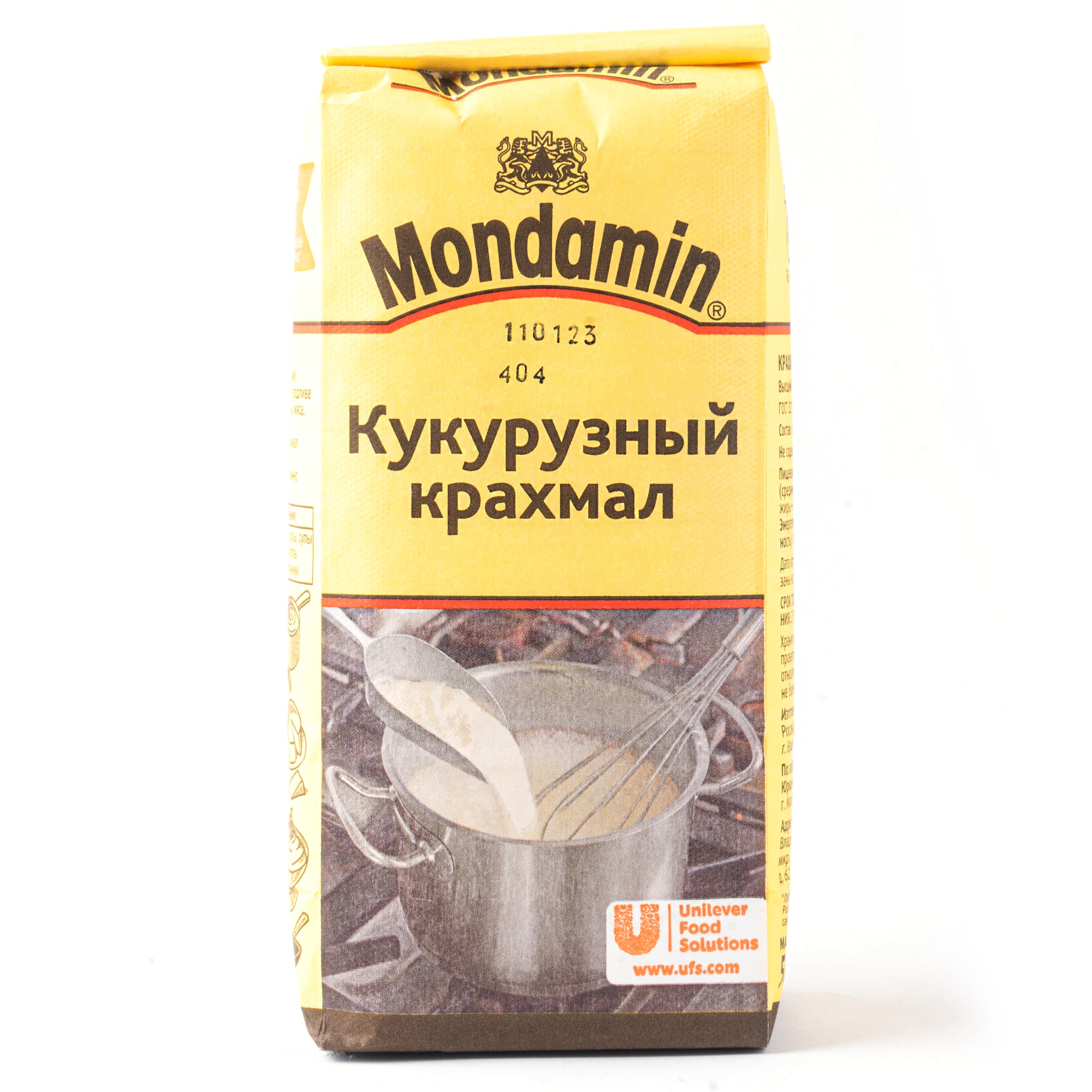 Крахмал кукурузный, Mondamin, 500 г (повреждена упаковка)  | Фото — Магазин Andy Chef  1