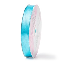 Лента атласная Голубая 2 см, 91 м
