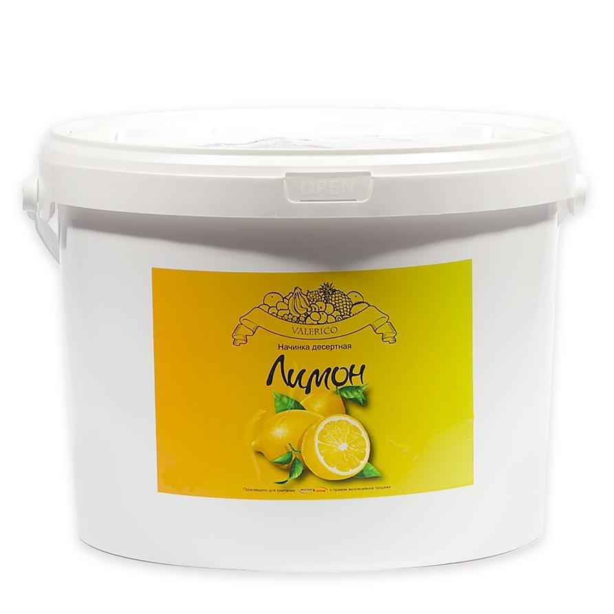 Наполнитель фруктовый термостабильный Лимон, VALERICO, Россия, 13 кг  | Фото — Магазин Andy Chef  1