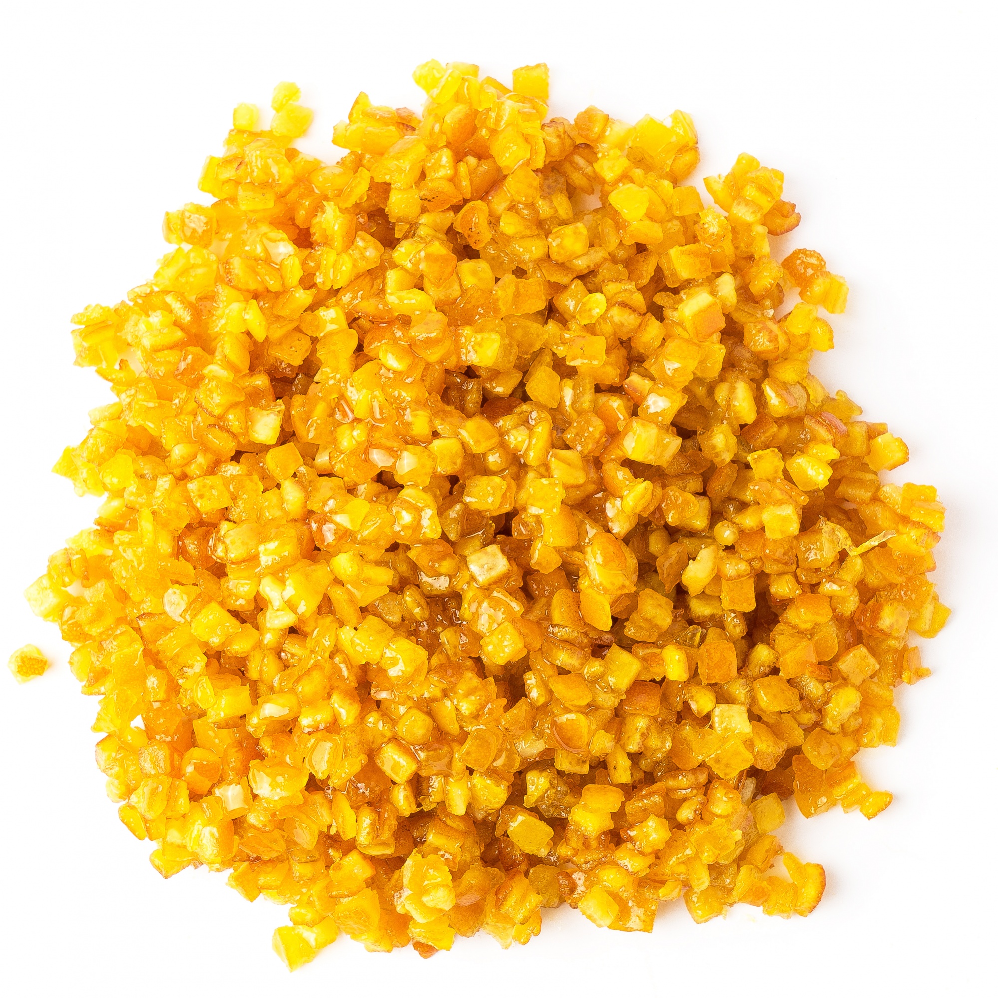 Цукаты апельсиновые засахаренные кубики 6х6 мм, Италия, 600 г (срок годности до 29.01.2026)   | Фото — Магазин Andy Chef  1