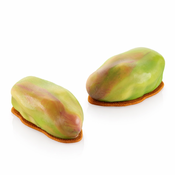 Форма с вырубкой «Фисташка» (Pistacchio), 120 мл, Silikomart, Италия  | Фото — Магазин Andy Chef  1