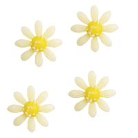 Шоколадный декор «Ромашка», Dobla, Бельгия, 4 шт. (срок годности до 07.02.2026)