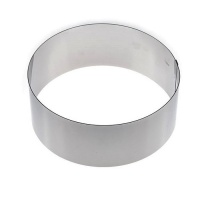 Форма металлическая кольцо 16x6 см (погнуто)
