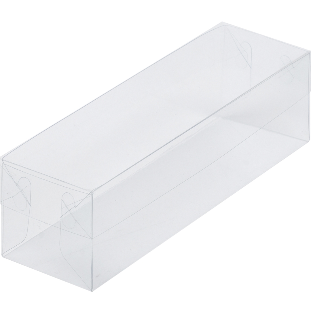 Коробка для макарон прозрачная пластиковая 19х5,5х5,5 см  | Фото — Магазин Andy Chef  1