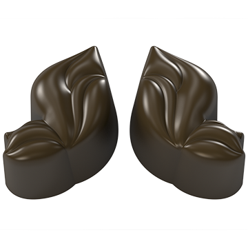 Форма для шоколада «Крылья бабочки» №848 поликарбонатная, 28 ячеек, Implast, Турция  | Фото — Магазин Andy Chef  1