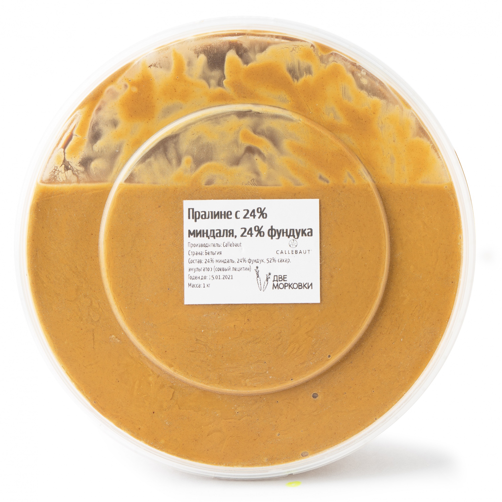 Пралине с 24% миндаля и 24% фундука, Callebaut, Бельгия, 1 кг (срок годности до 04.10.2025)  | Фото — Магазин Andy Chef  1