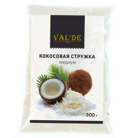 Кокосовая стружка средняя Medium, Valde, 500 г (срок годности до 25.07.2026)