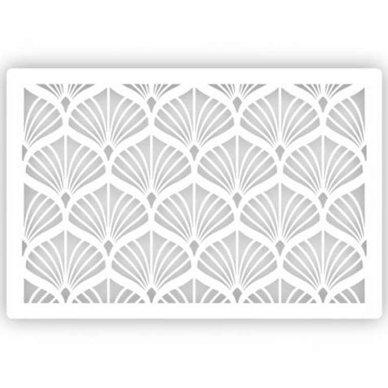 Трафарет для торта №66 пластиковый 16х24 см  | Фото — Магазин Andy Chef  1