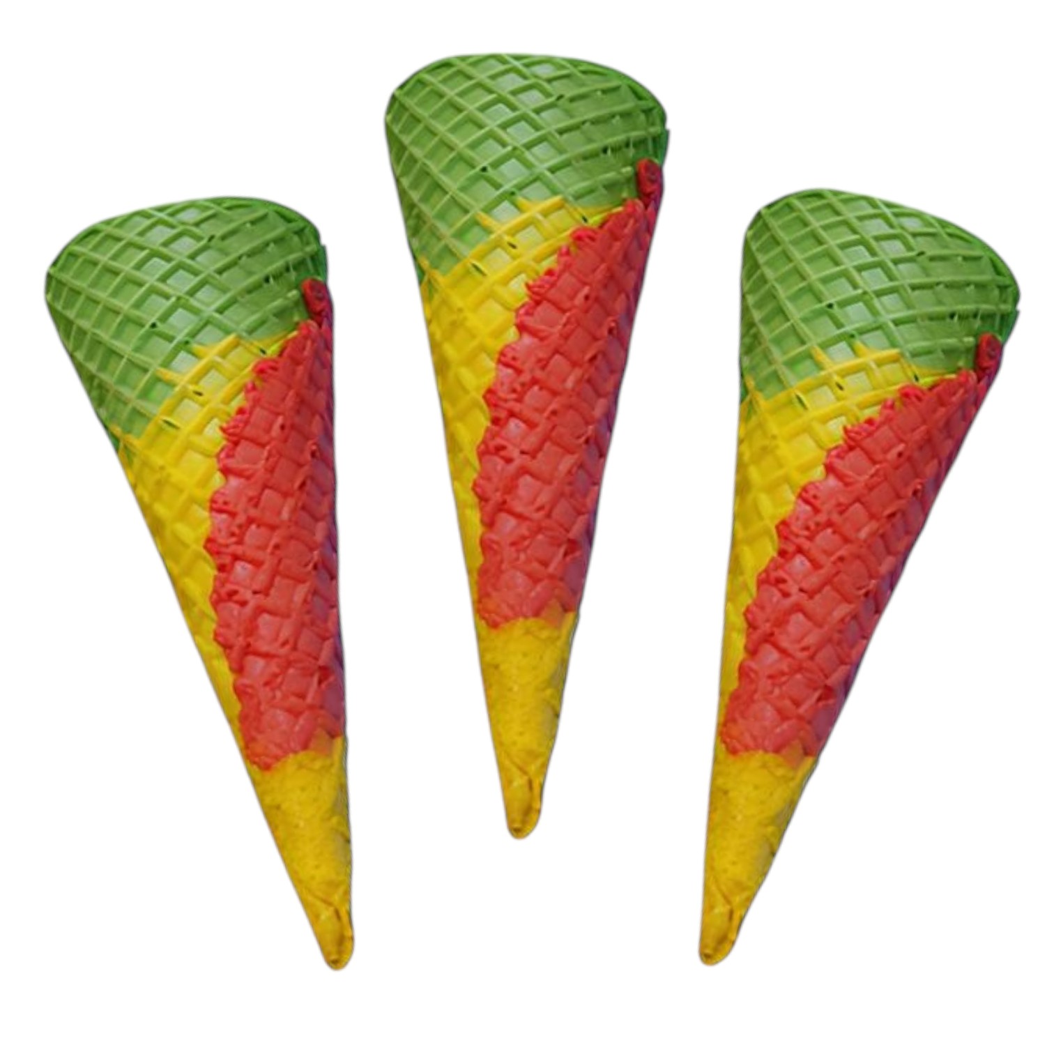 Рожки вафельные трёхцветные 16 см, 8 шт. (срок годности до 27.03.2026)  | Фото — Магазин Andy Chef  1