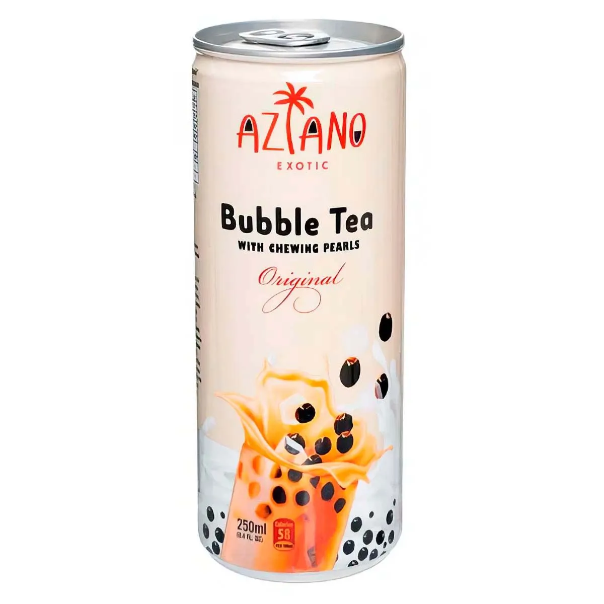 Чай молочный с шариками из конжака Классический Bubble Tea, Aziano, 250 мл  | Фото — Магазин Andy Chef  1