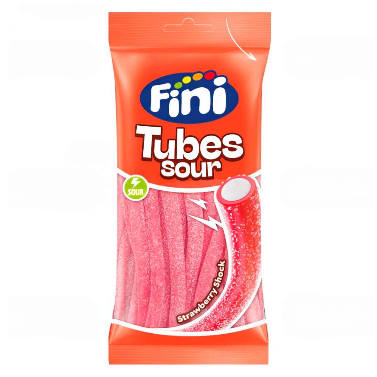 Мармелад «Кислые трубочки» Tubes Sour, FINI, Испания, 90 г  | Фото — Магазин Andy Chef  1