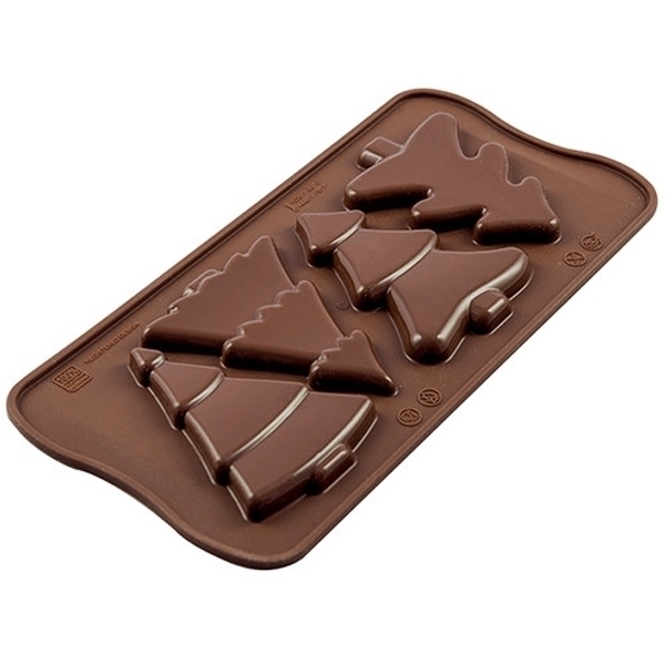 Форма ИЗИ-ШОК «Шоколадная ёлка» (Choco Pine) SCG46, Silikomart, Италия  | Фото — Магазин Andy Chef  1