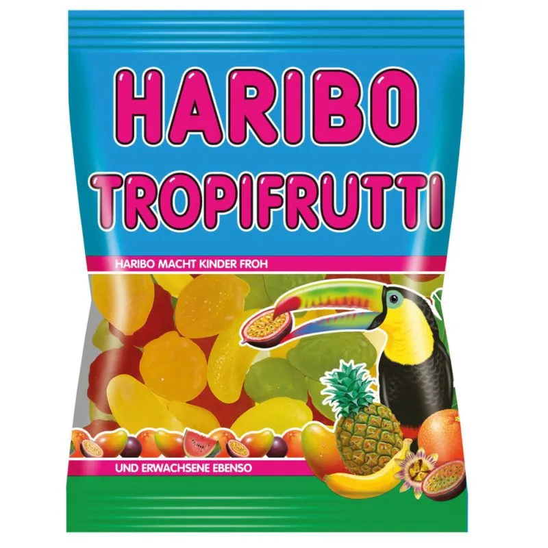 Мармелад Tropifrutti, Haribo, Испания, 100г  | Фото — Магазин Andy Chef  1