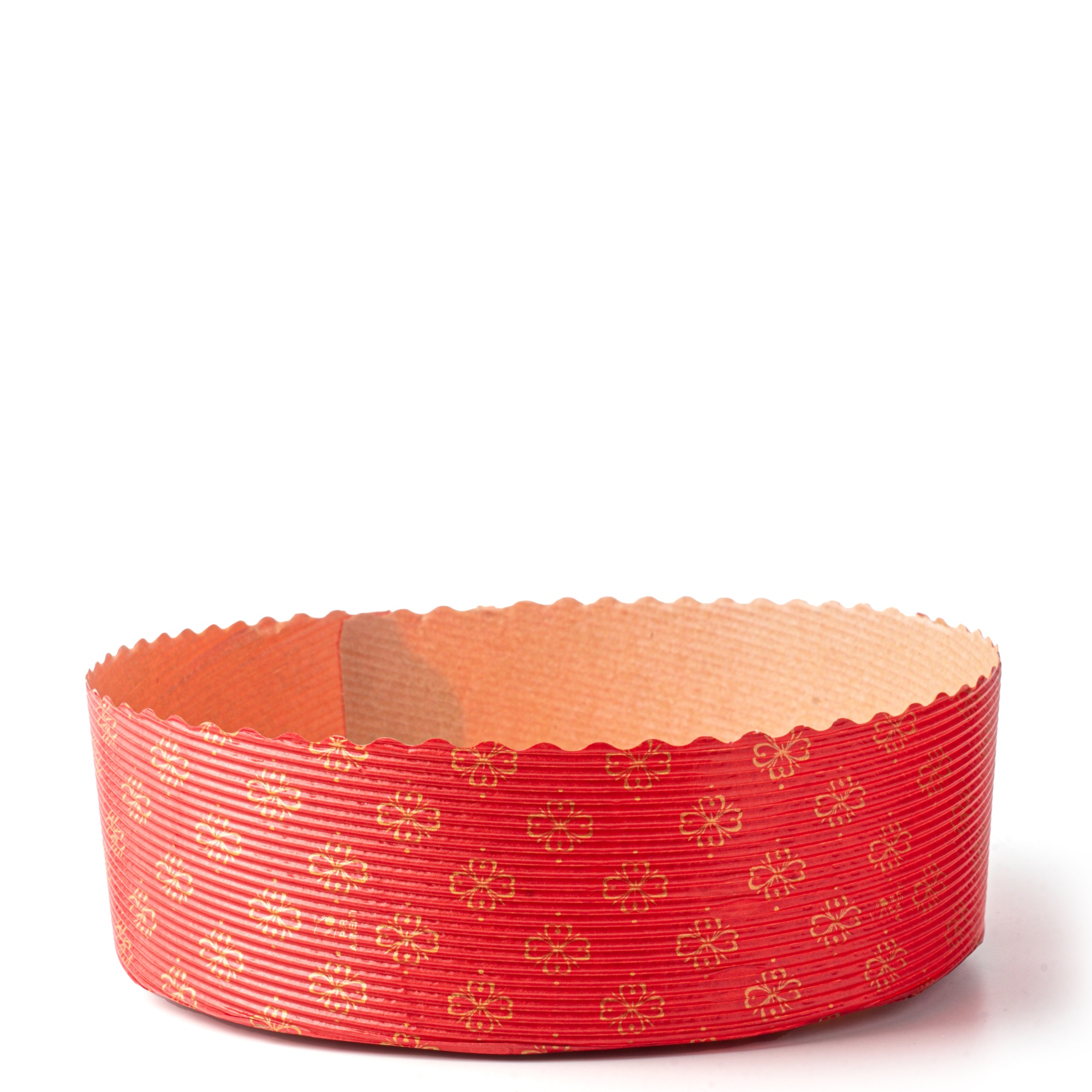 Форма бумажная для панеттоне и кулича Красная 185х60 мм, Италия   | Фото — Магазин Andy Chef  1