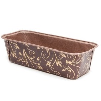 Форма для кекса бумажная прямоугольная 23х11 см