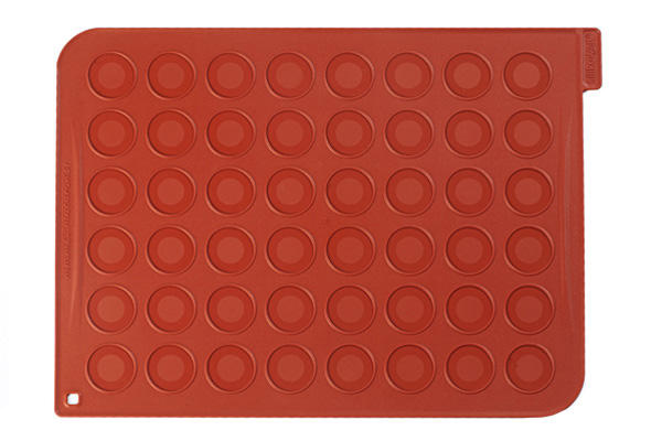 Коврик силиконовый для макарон MAC01 400x300 мм, Silikomart, Италия  | Фото — Магазин Andy Chef  1