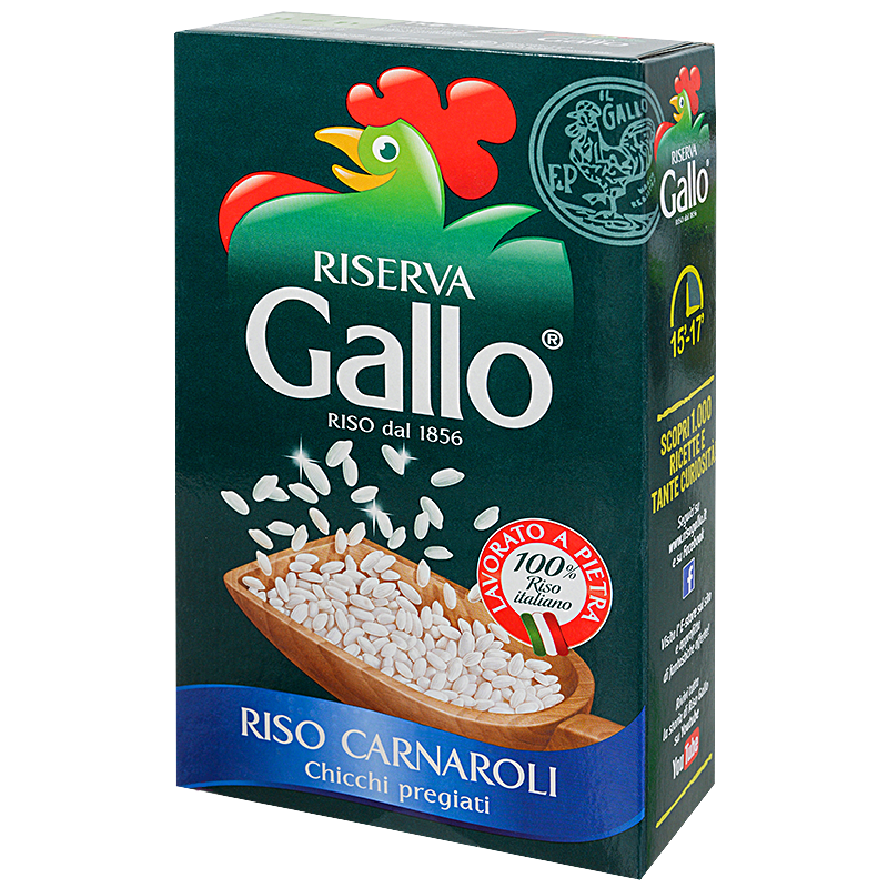 Рис карнароли, Riso Gallo, Италия, 1 кг  | Фото — Магазин Andy Chef  1