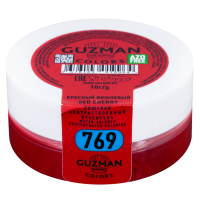 Краситель сухой водорастворимый Красный вишнёвый (769), GUZMAN, 10 г (срок годности до 31.03.2026)