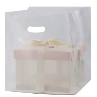 Пакет для торта полиэтиленовый матовый 30х28х43 см