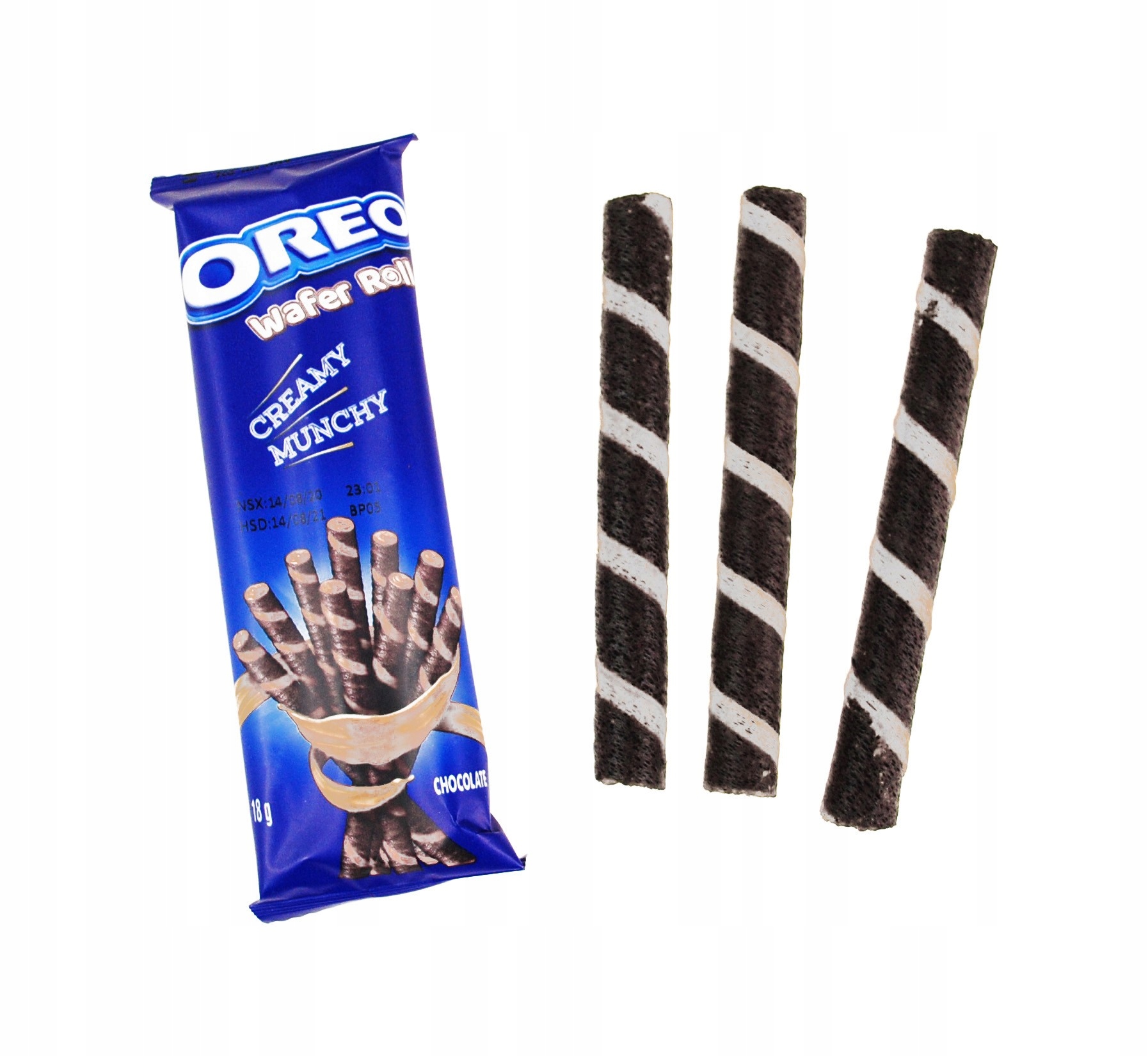 Вафельные трубочки Oreo Wafer Roll Vanilla, 54 г