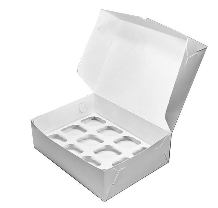 Коробка на 12 капкейков без окна 33х25х10 см  | Фото — Магазин Andy Chef  1