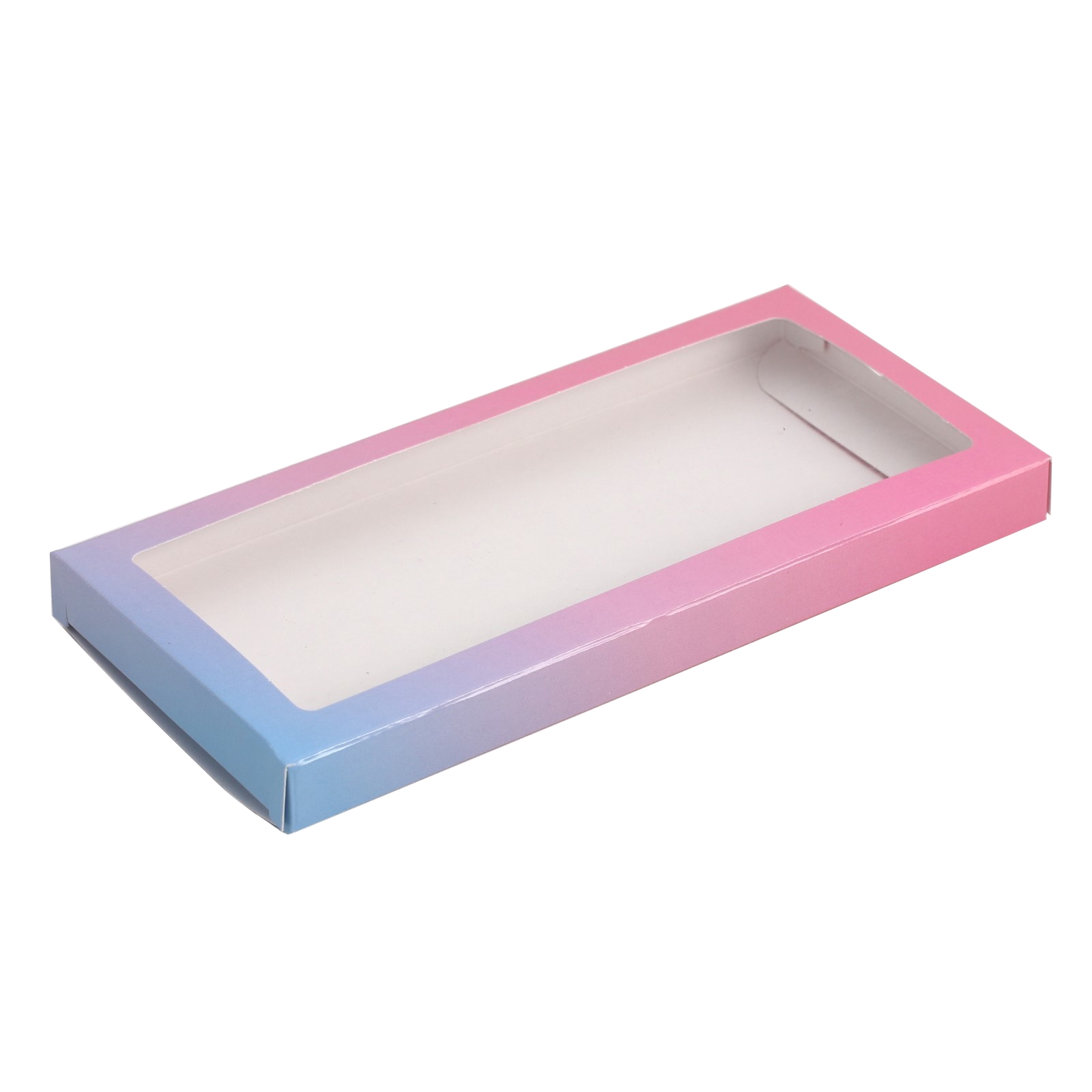 Коробка для шоколадных плиток Розово-голубая 17,1х8х1,4 см  | Фото — Магазин Andy Chef  1