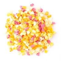 Шоколадная стружка «Кудри» разноцветная, Dobla, Бельгия, 50 г (срок годности до 18.06.2026)