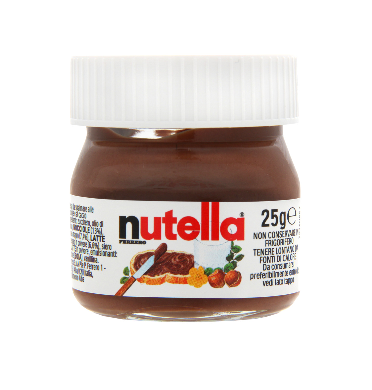 Шоколадная паста Nutella Mini, 25 г   | Фото — Магазин Andy Chef  1