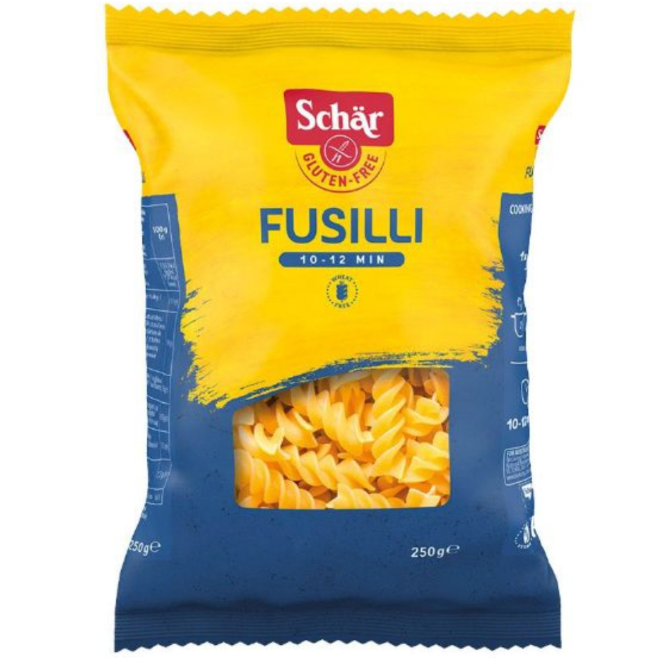 Макароны Фузилли Fusilli без глютена, Schär, Италия, 250 г  | Фото — Магазин Andy Chef  1