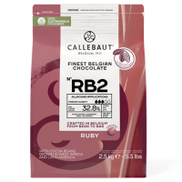 Шоколад Ruby 32,8%, №RB2, Callebaut, Бельгия, 2,5 кг (срок годности до 14.03.2026)