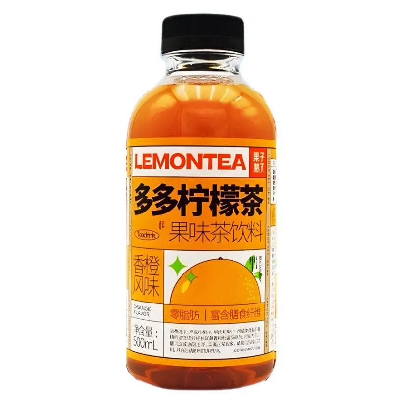 Холодный чай Lemontea со вкусом апельсина, 500 мл  | Фото — Магазин Andy Chef  1