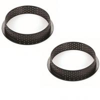 Набор колец перфорированных Tarte Ring 150 мм, Silikomart, Италия, 2 шт. Набор колец перфорированных Tarte Ring 150 мм, Silikomart, Италия, 2 шт. | Фото — Магазин Andy Chef