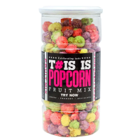Попкорн фруктовый разноцветный, This is Popcorn, 150 г (срок годности до 24.06.2025)