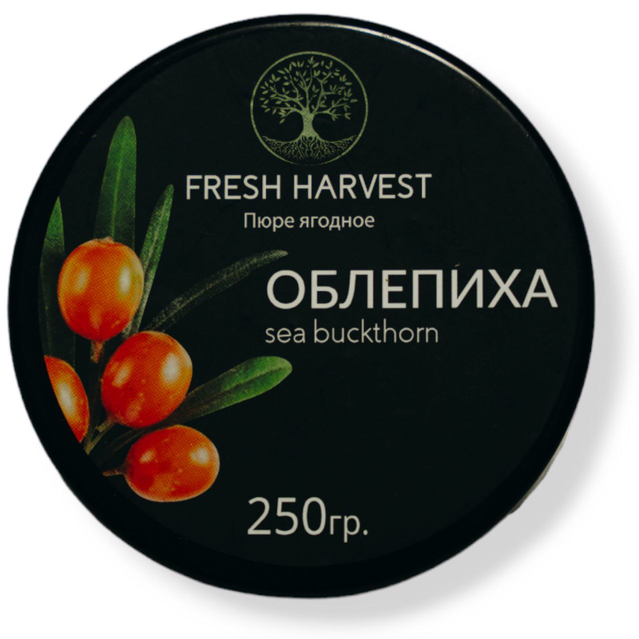 Пюре замороженное Облепиха, Fresh Harvest, Россия, 250 г  | Фото — Магазин Andy Chef  1