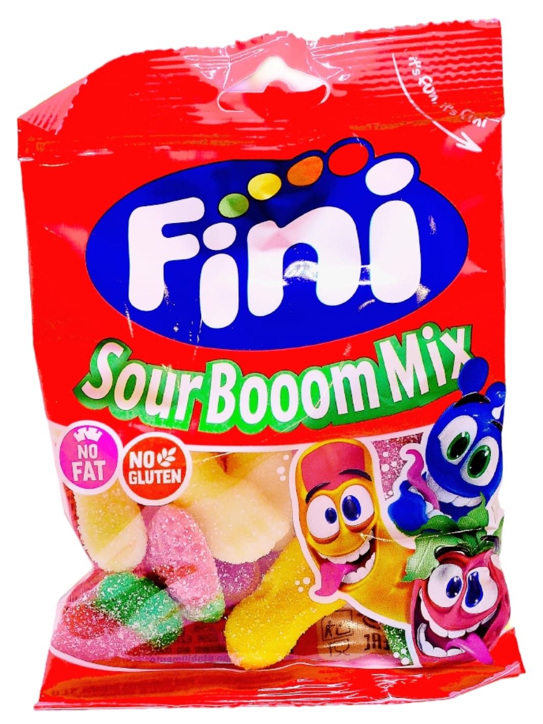 Мармелад Sour Booom Colour Mix суперкислый, FINI, Испания, 90 г