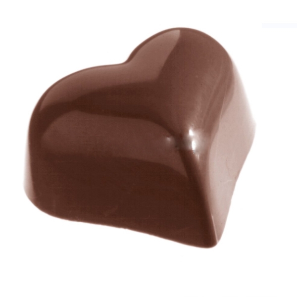 Форма для шоколада «Сердце» поликарбонатная MA1526, Martellato, Италия  | Фото — Магазин Andy Chef  1