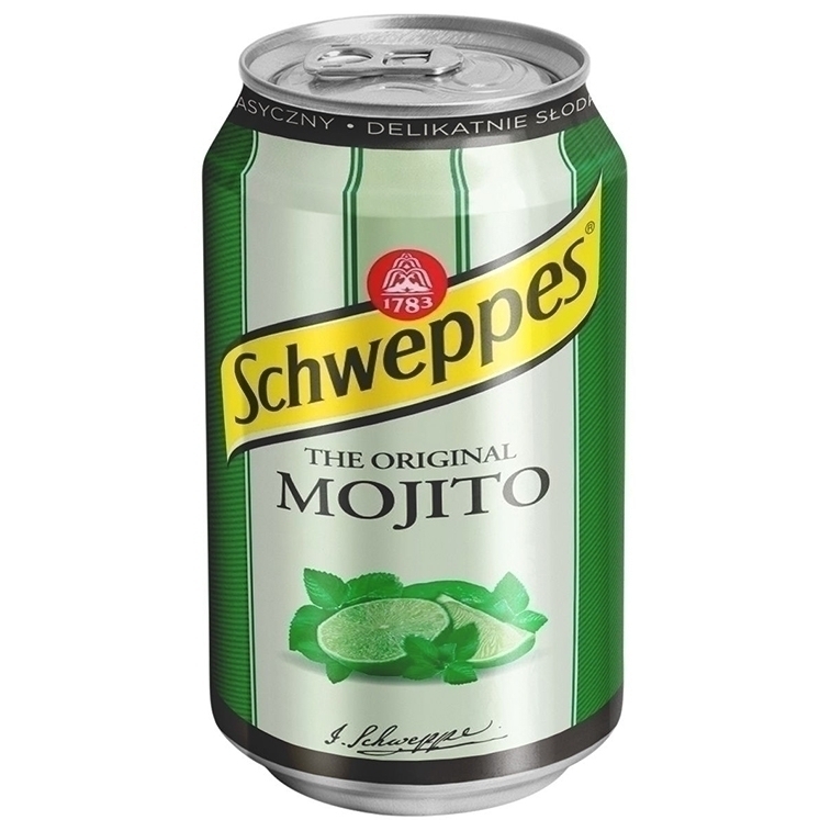 Напиток газированный Schweppes Мохито, Польша, 330 мл  | Фото — Магазин Andy Chef  1