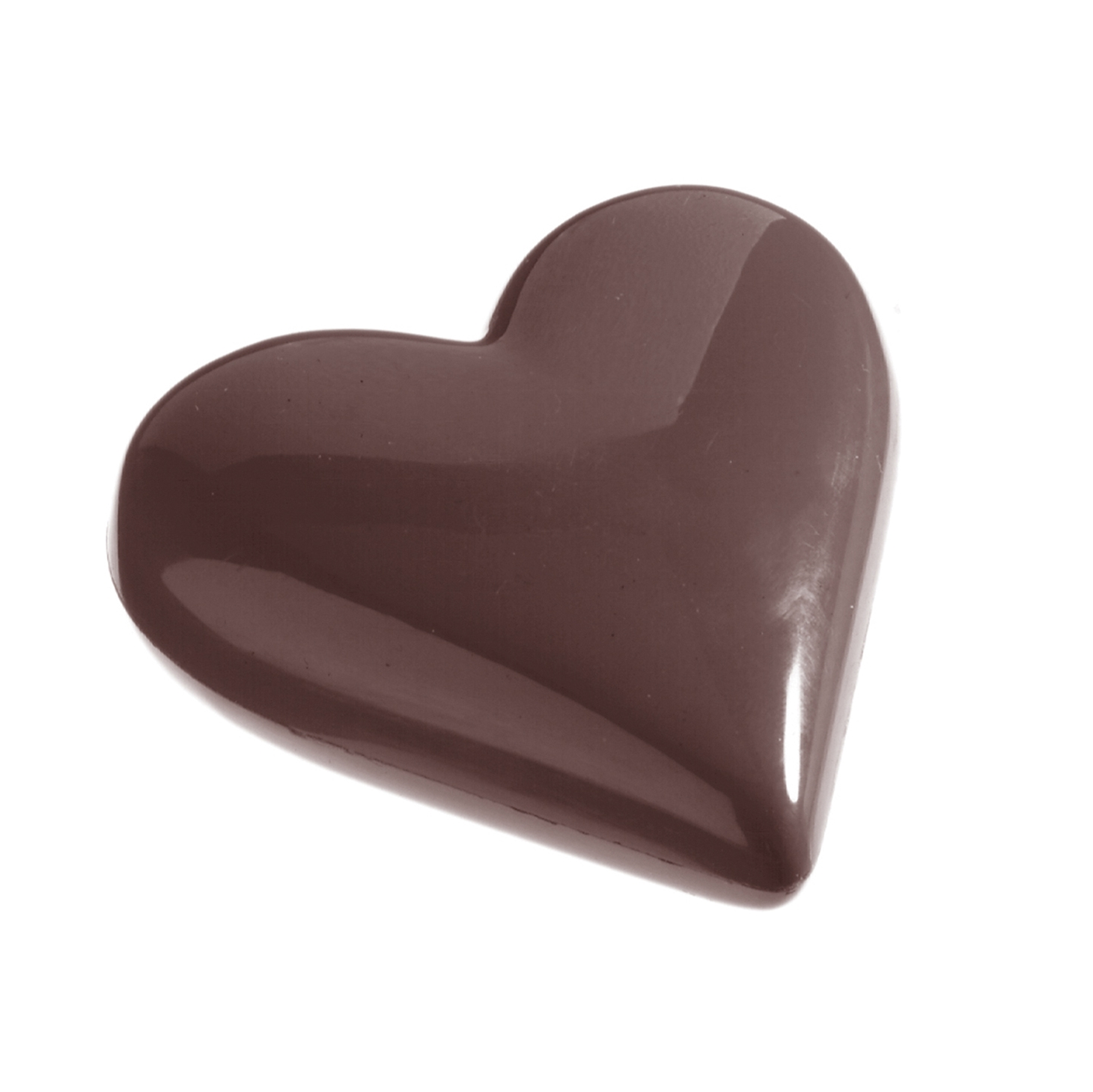 Форма для шоколада «Сердце 65 мм» поликарбонатная CW1145, Chocolate World, Бельгия  | Фото — Магазин Andy Chef  1