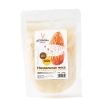 Миндальная мука, Две Морковки, 100 г