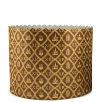 Форма бумажная для кулича серия «Классическая пасха» 134х95 мм, 5 шт.