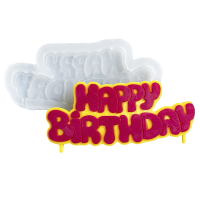 Молд Happy Birthday 11,5х4,7 см