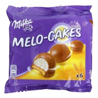 Шарики шоколадные с печеньем и суфле Milka Melo Cakes, Бельгия, 100г