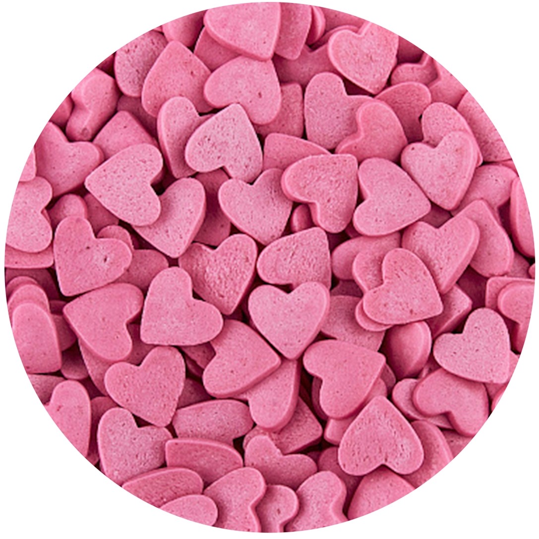 Сахарная посыпка «Сердца розовые мини», Top Decor, 30 г  | Фото — Магазин Andy Chef  1