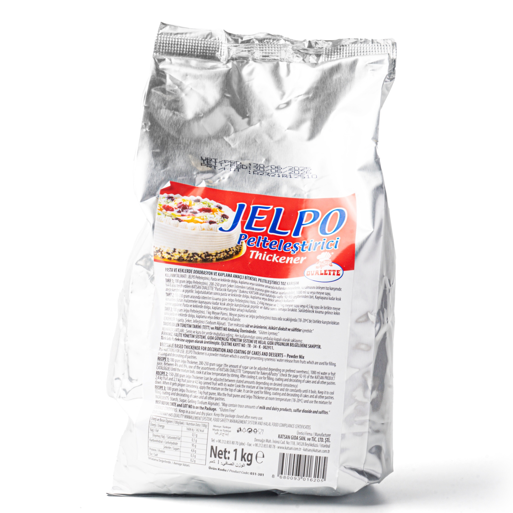 Загуститель Джельпо, KATSAN, Турция, 1 кг (повреждена упаковка)  | Фото — Магазин Andy Chef  1