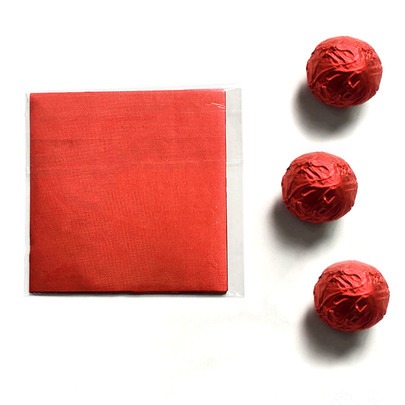 Фольга обёрточная для конфет Красная, 100 шт.  | Фото — Магазин Andy Chef  1