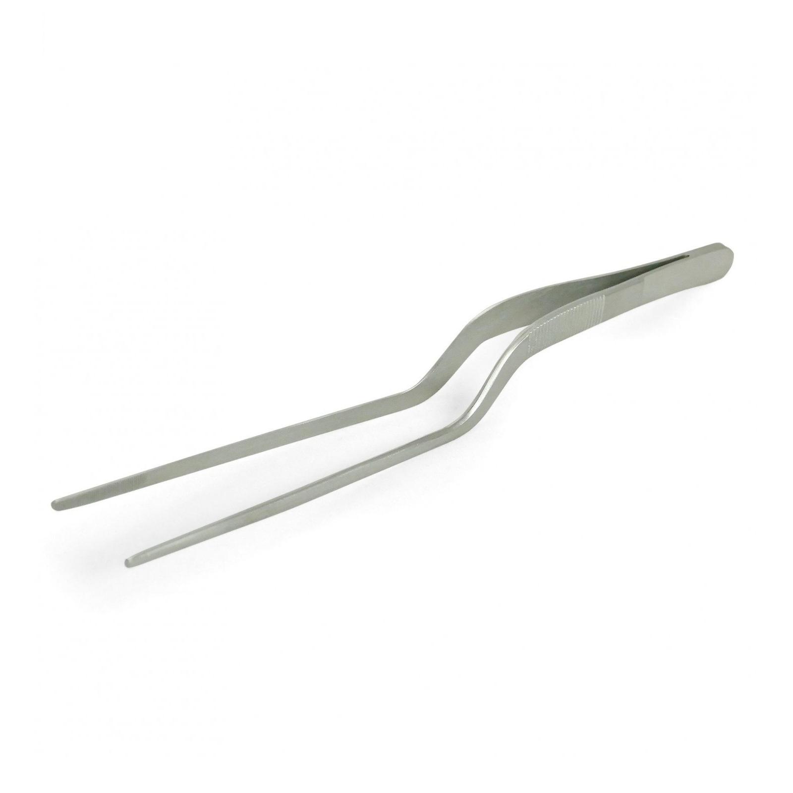 Пинцет кондитерский из нержавеющей стали изогнутый, 20 см, Giesser, Германия  | Фото — Магазин Andy Chef  1