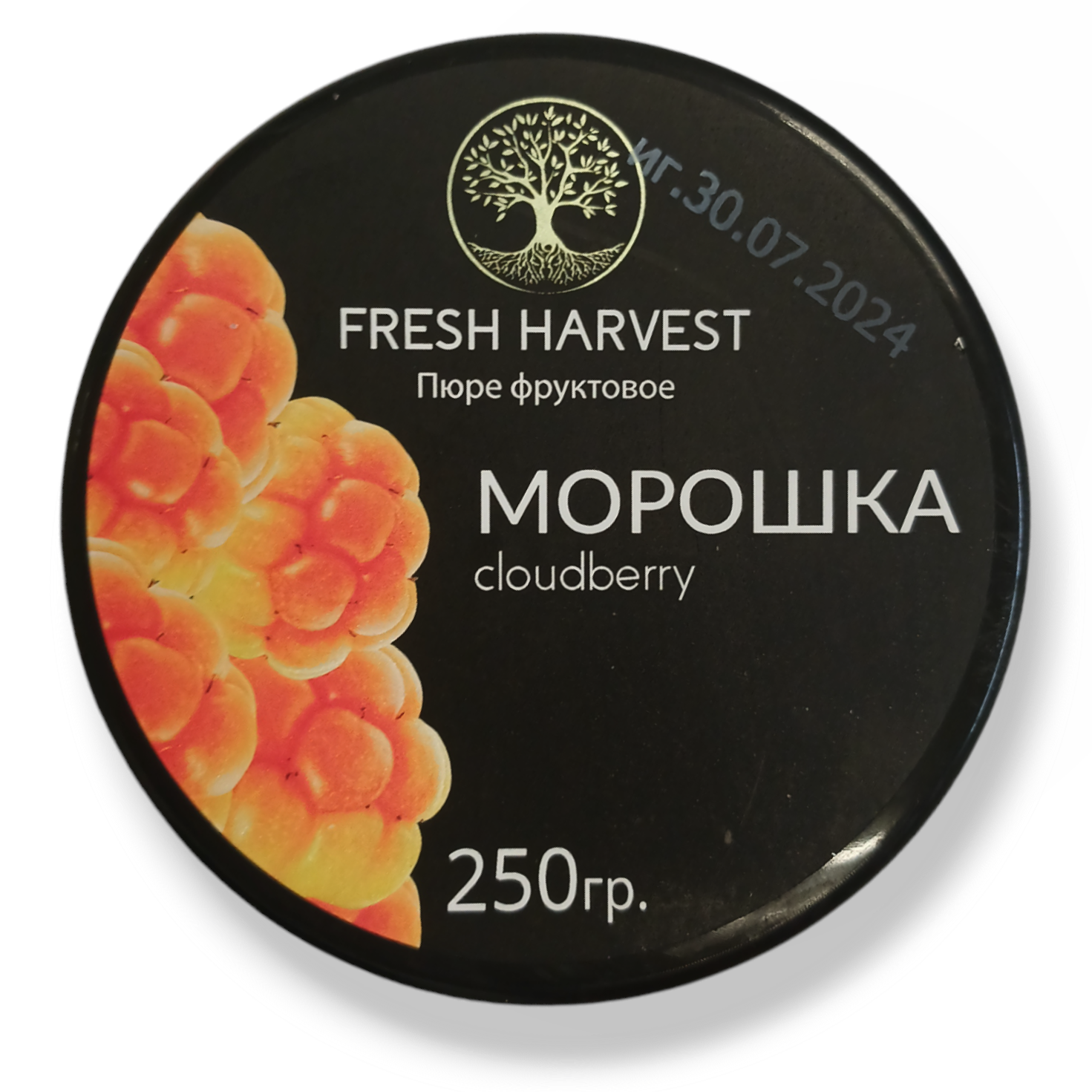 Пюре замороженное Морошка, Fresh Harvest, Россия, 250 г  | Фото — Магазин Andy Chef  1