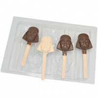 Форма для шоколада «Тёмный лорд» пластиковая 5,5х5,5 см, 5 ячеек