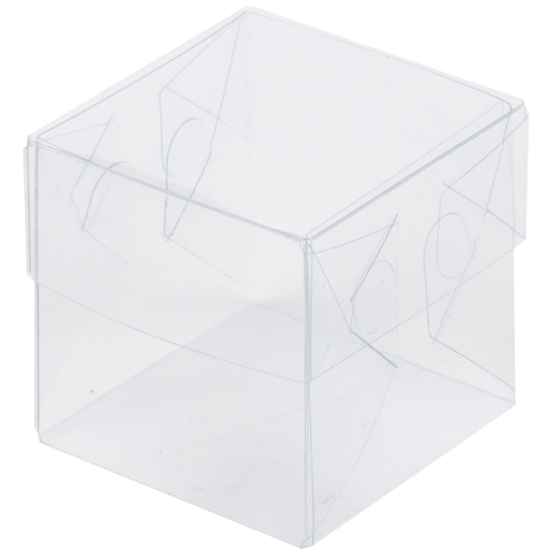 Коробка с прозрачной крышкой и пластиковым дном 10х10х10 см  | Фото — Магазин Andy Chef  1
