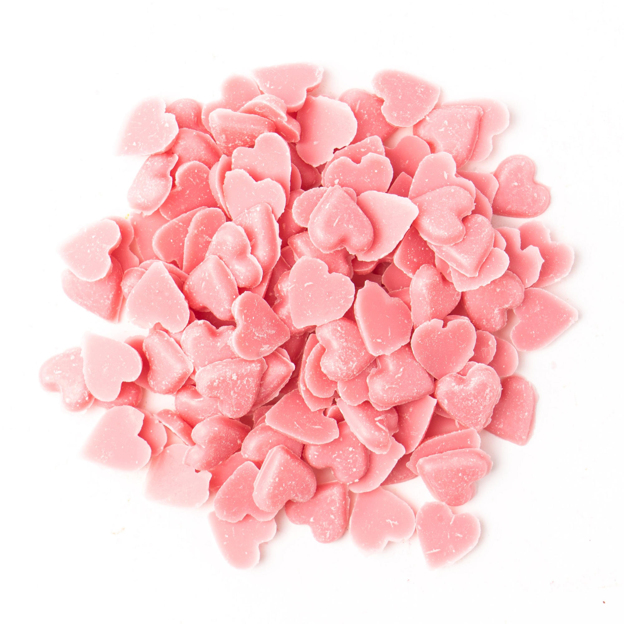 Шоколадный декор «Сердечки» розовые, Dobla, Бельгия, 25 г  | Фото — Магазин Andy Chef  1